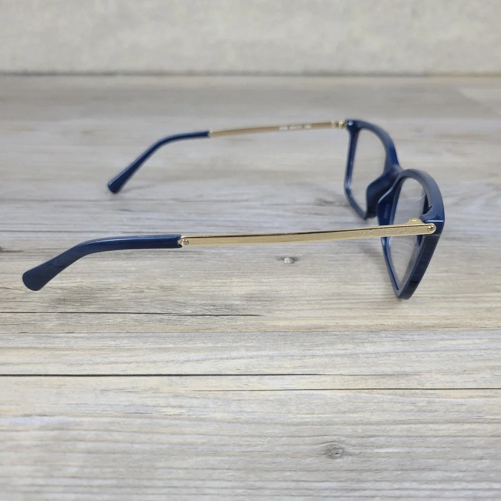 Michael Kors Eyeglasses Frames MK 4069U Hong Kong 3725 Navy Blue Women 54-17-140